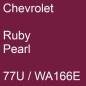 Preview: Chevrolet, Ruby Pearl, 77U / WA166E.